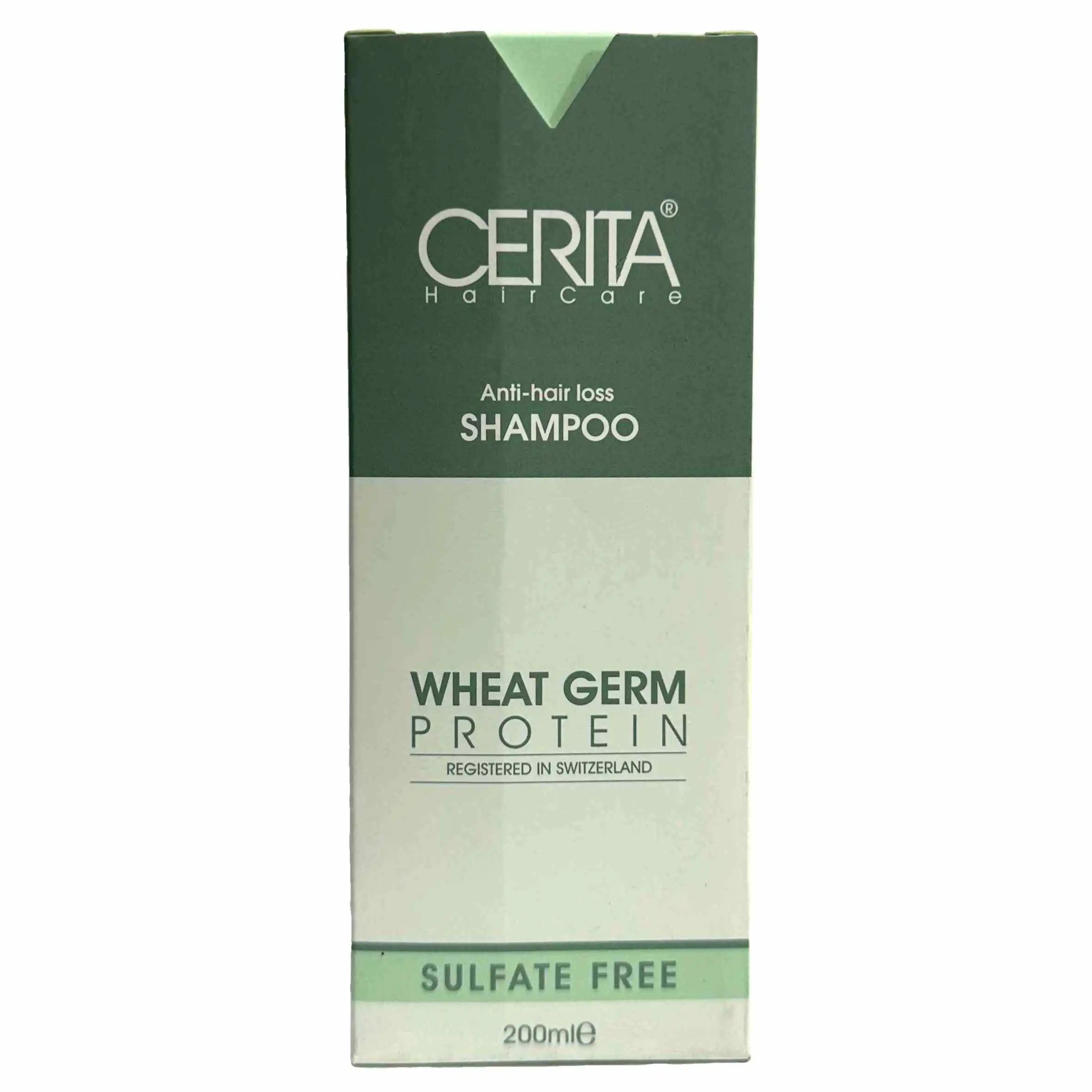 شامپو تقویت کننده عصاره جوانه گندم مناسب انواع مو سریتا cerita